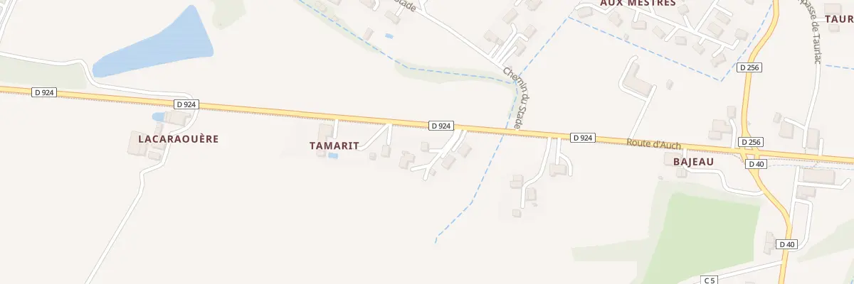 Plan du 785 Rte d’Auch à Aubiet