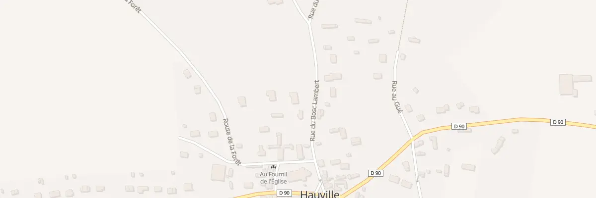 Plan du 1B Rue du Bosc Lambert à Hauville