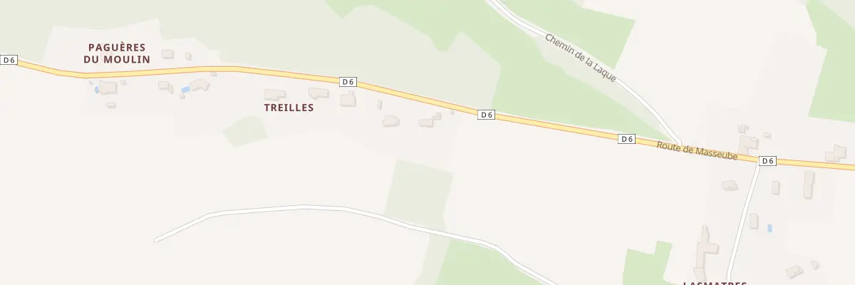Plan du 1935 Rte de Masseube à Molas