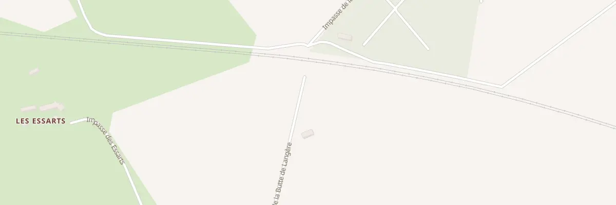 Plan du 1 Imp de la Butte de Langere à Chéronvilliers