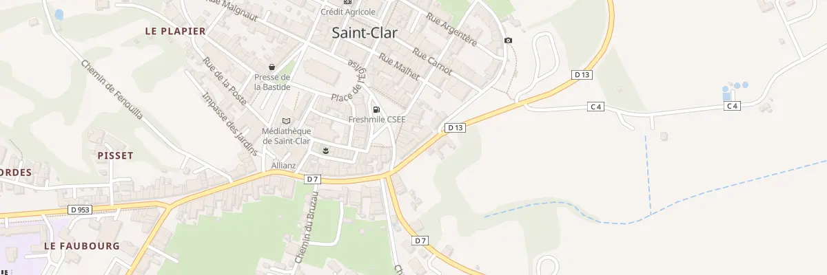 Plan du 20 Pl de la Republique à Saint-Clar