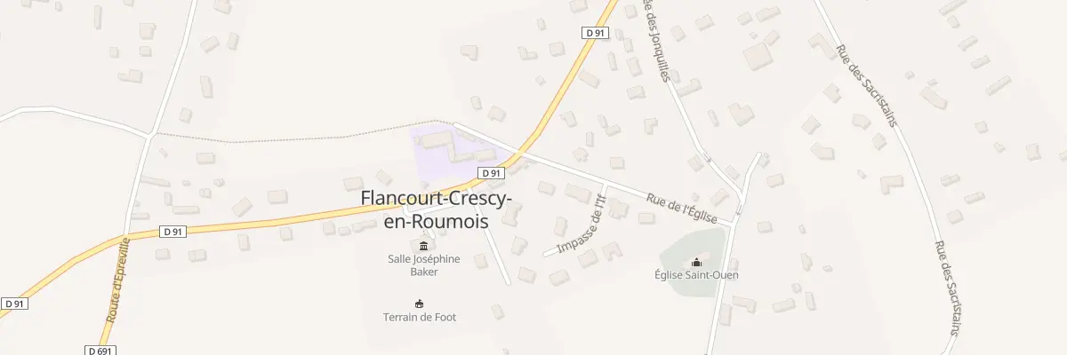 Plan du 321 Rte de Bourg-Achard à Flancourt-Crescy-en-Roumois