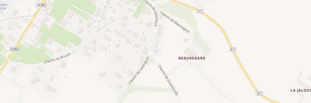 Plan du 11 Che de Saint-roch à Saint-Clar
