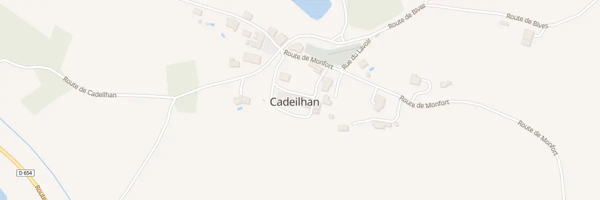 Plan du 5050 A Bennes à Cadeilhan