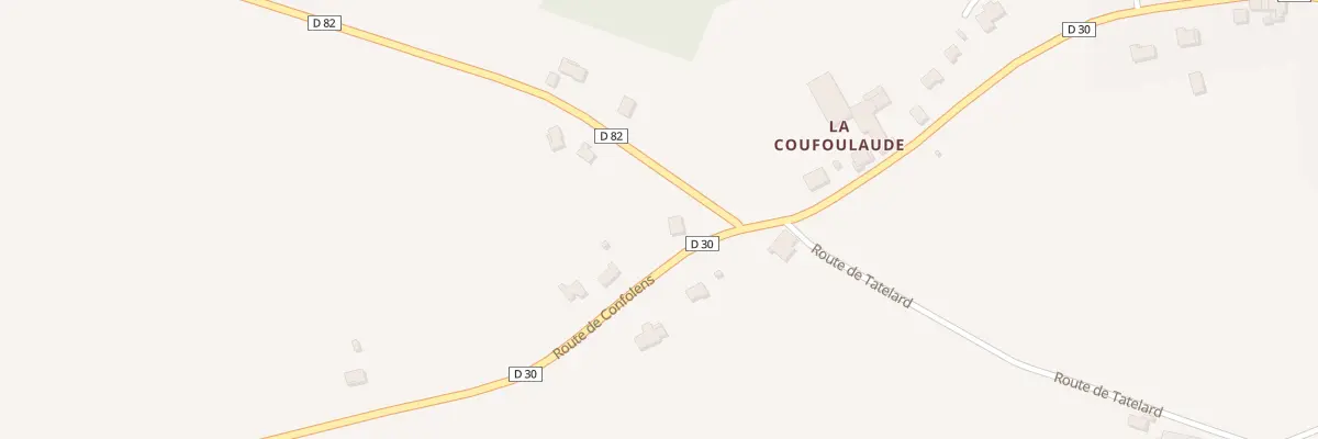 Plan du 18 Rte de Confolens à Lesterps