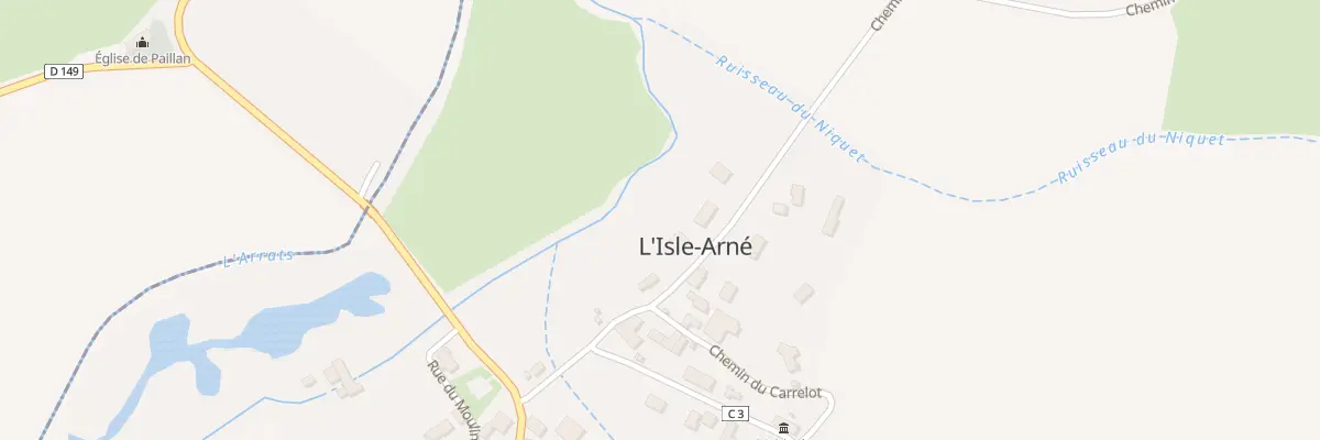Plan du 5452 Au Village à L’Isle-Arné