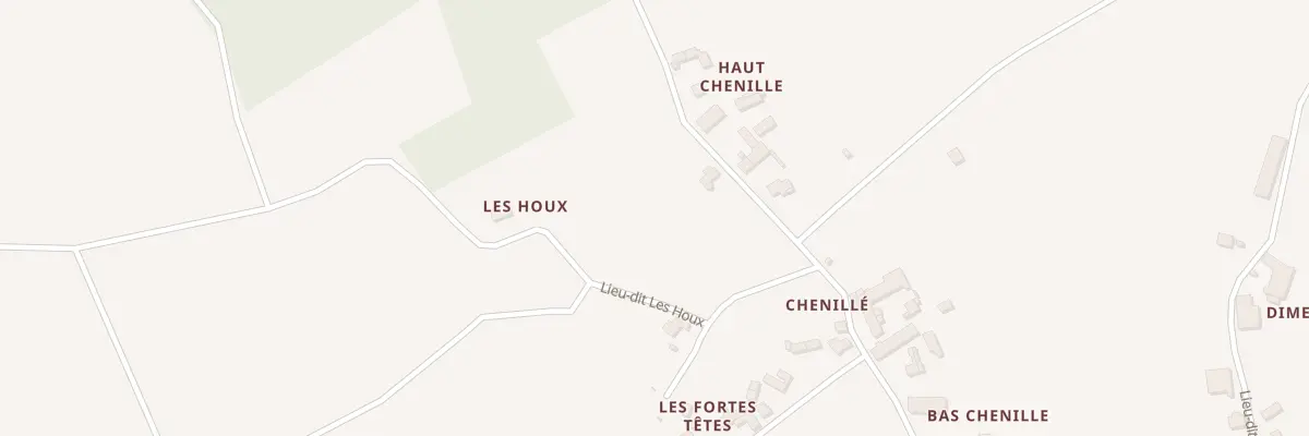 Plan du 240 Haut Chenille à Troo