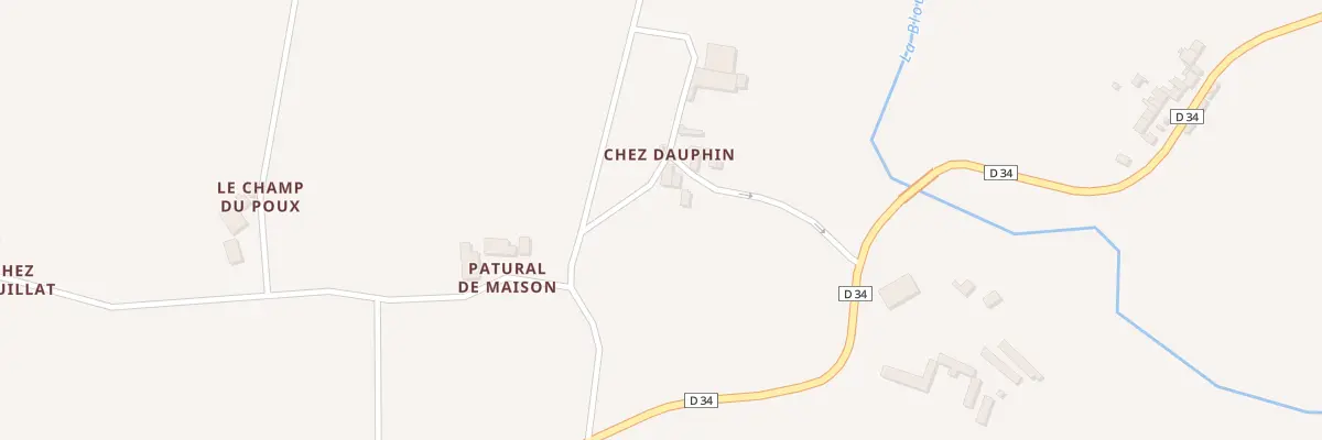 Plan du 5247 Chez Dauphin à Luchapt
