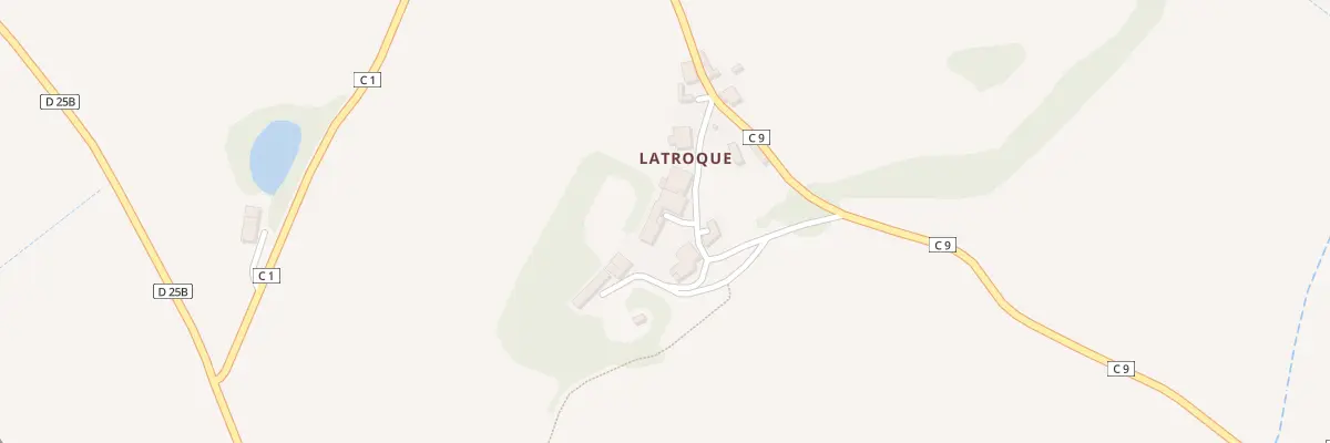 Plan du 5070 Latroque à Gramont