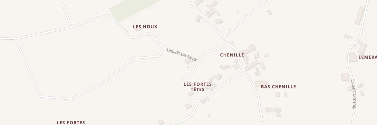 Plan du 244 Chenille à Troo
