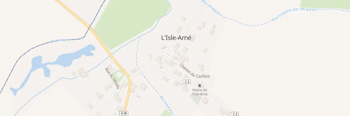 Plan du 5016 Au Village à L’Isle-Arné