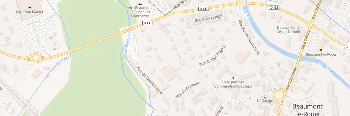 Plan du 871 Rue Jules Ferry à Beaumont-le-Roger