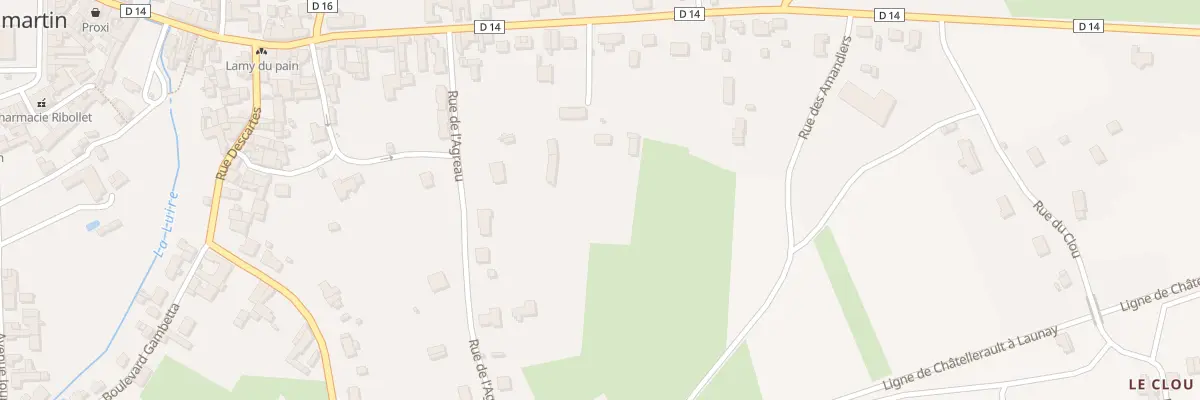 Plan du 40 Av Jules Ferry à Pleumartin
