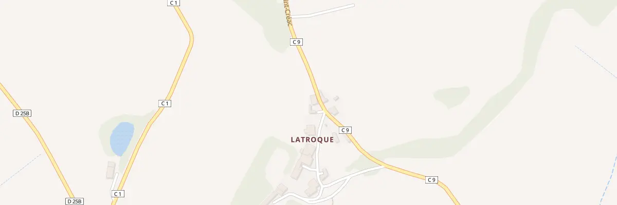 Plan du 5071 Latroque à Gramont