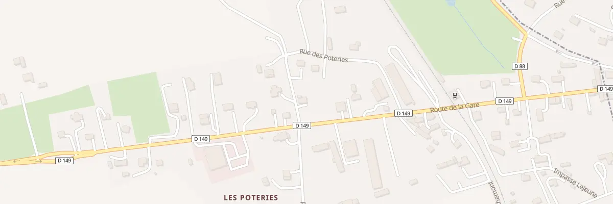 Plan du 295 Rue des Poteries à Harcanville