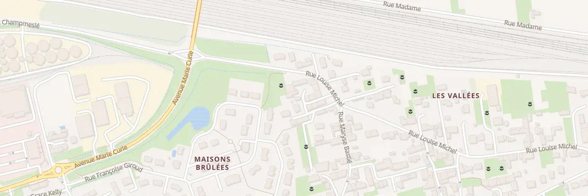 Plan du 61 Crs Maryse Bastié à La Ville-aux-Dames