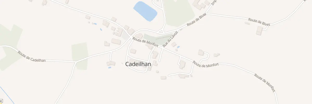 Plan du 17 Chem de Ronde à Cadeilhan