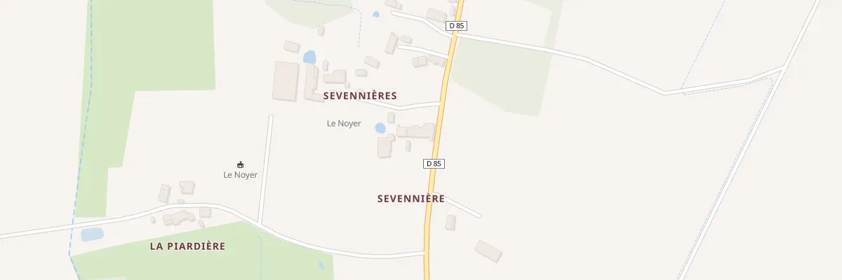 Plan du 135 Sevennieres à Saint-Branchs