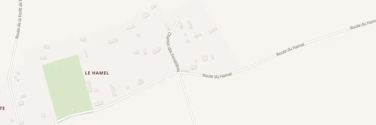 Plan du 29 Rte du Hamel au Noyer-en-Ouche