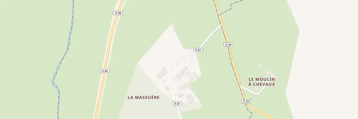 Plan du 1 La Massuere à Bessé-sur-Braye
