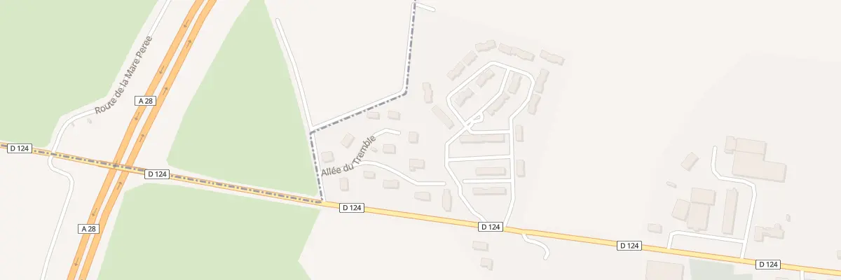Plan du 8 All du Tremble à Boissey-le-Châtel