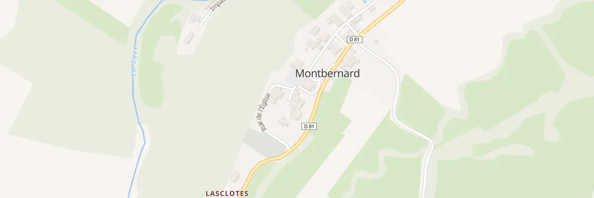Plan du 79 Le Village à Montbernard