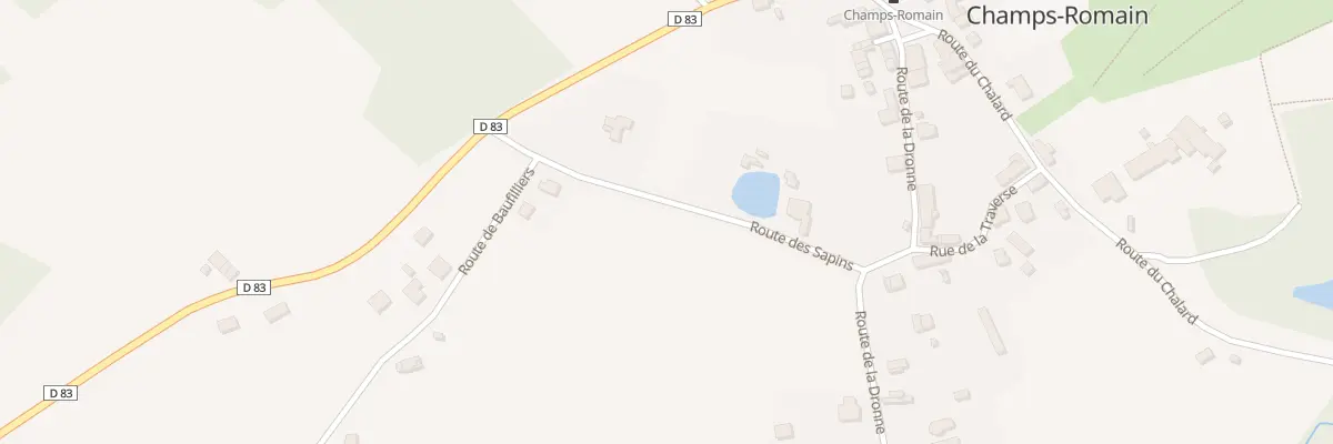 Plan du 27 Le Bourg à Champs-Romain