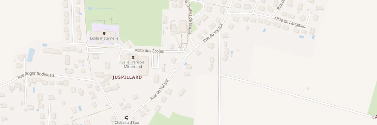 Plan du 33 Rue du Val Joli à Larçay
