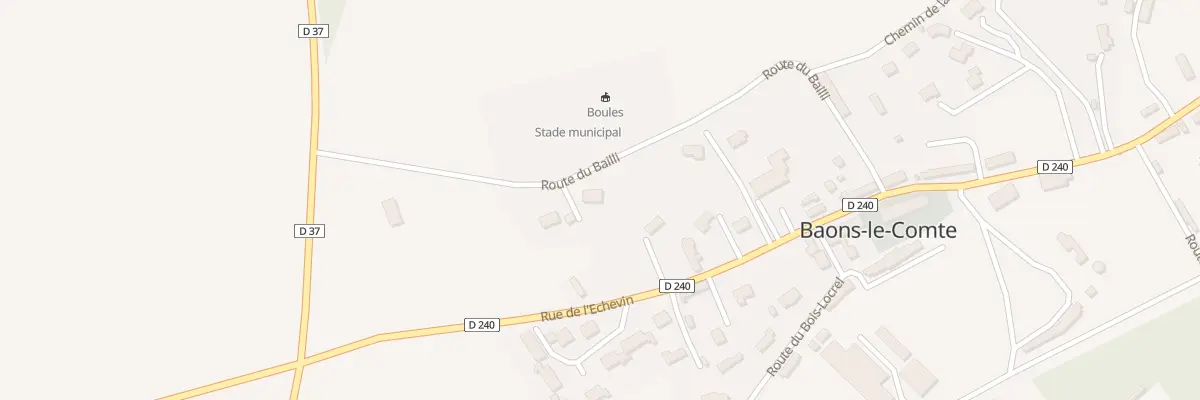 Plan du 292 Rte du Bailli à Baons-le-Comte