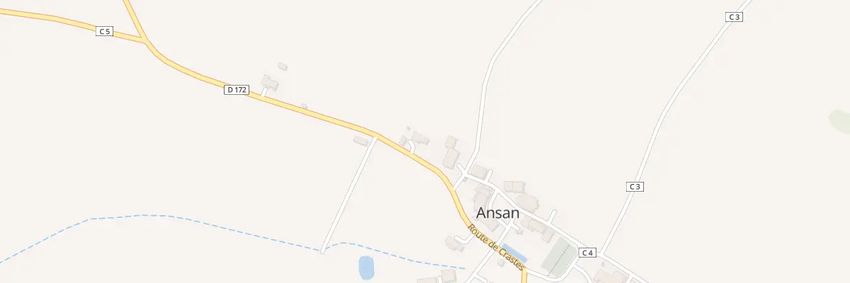 Plan du 158 Rte de Crastes à Ansan