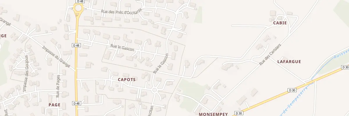 Plan du 10 Rue le Gascon à Dunes