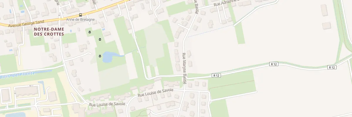 Plan du 13 Rue Maryse Bastié à La Ville-aux-Dames