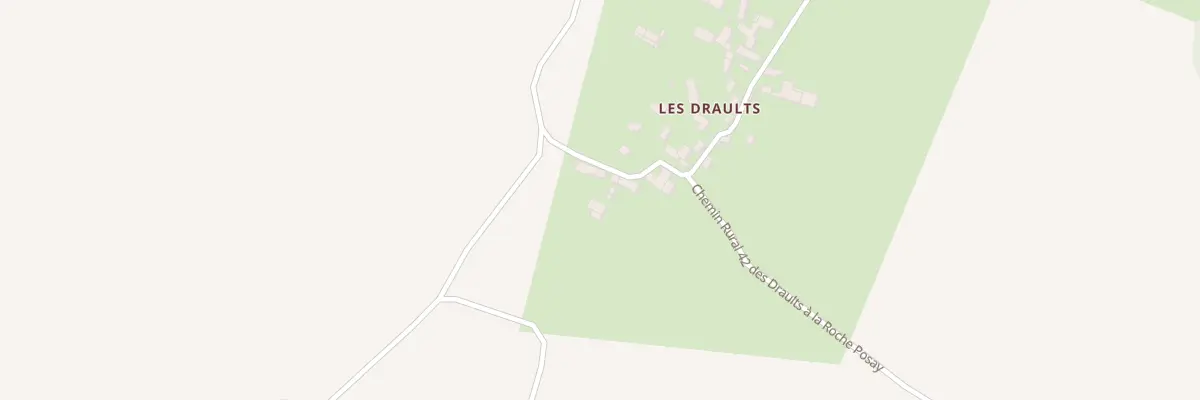 Plan du 4 Les Draux à Coussay-les-Bois