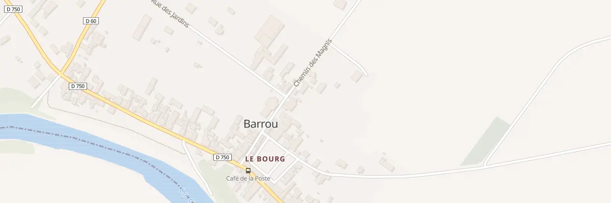 Plan du 2 Che des Magnis à Barrou