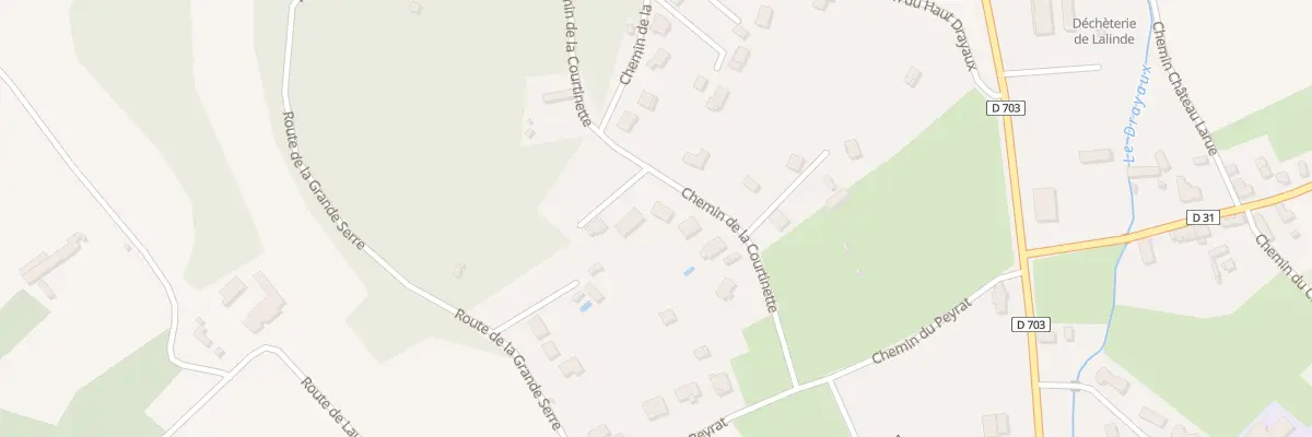 Plan du 175 Che de la Courtinette à Lalinde