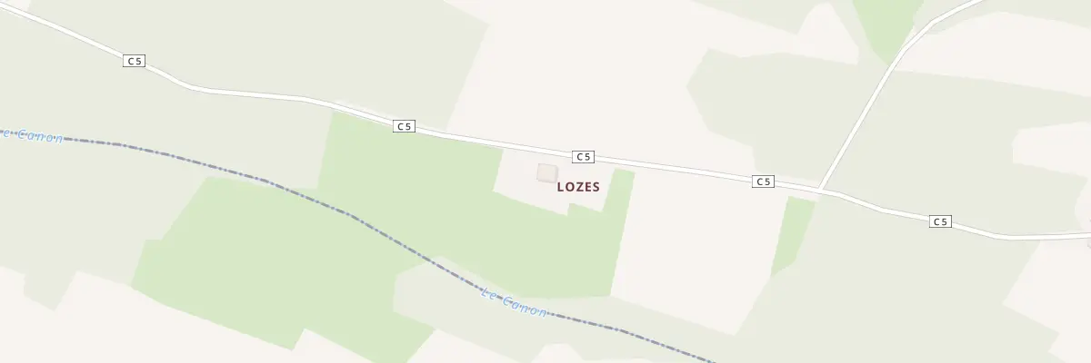 Plan du 18 Lozes à Molas