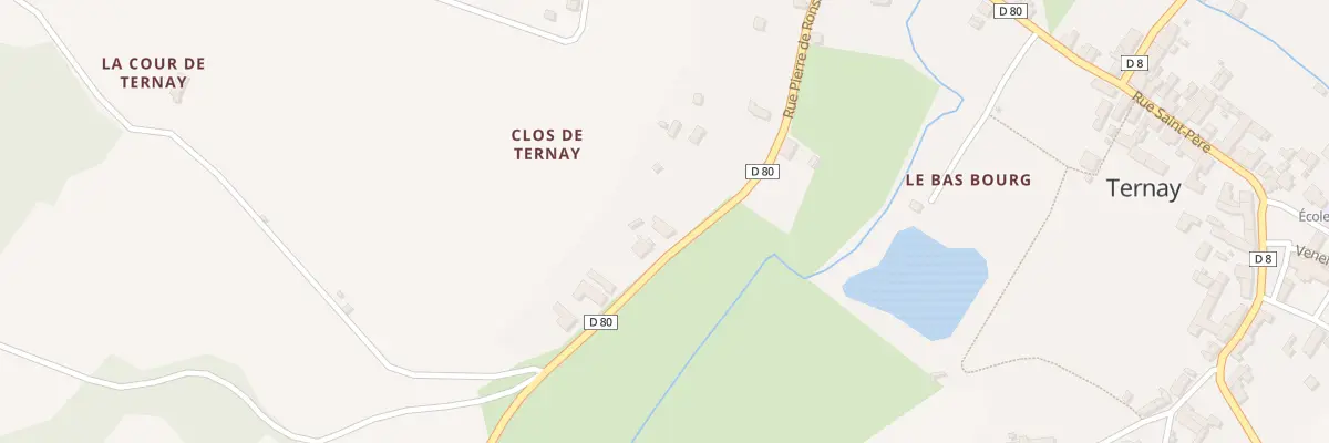Plan du 73 Clos de Ternay à Ternay