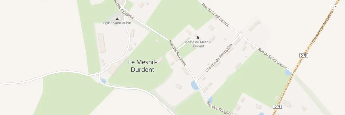 Plan du 9 Rue des Fougéres au Mesnil-Durdent