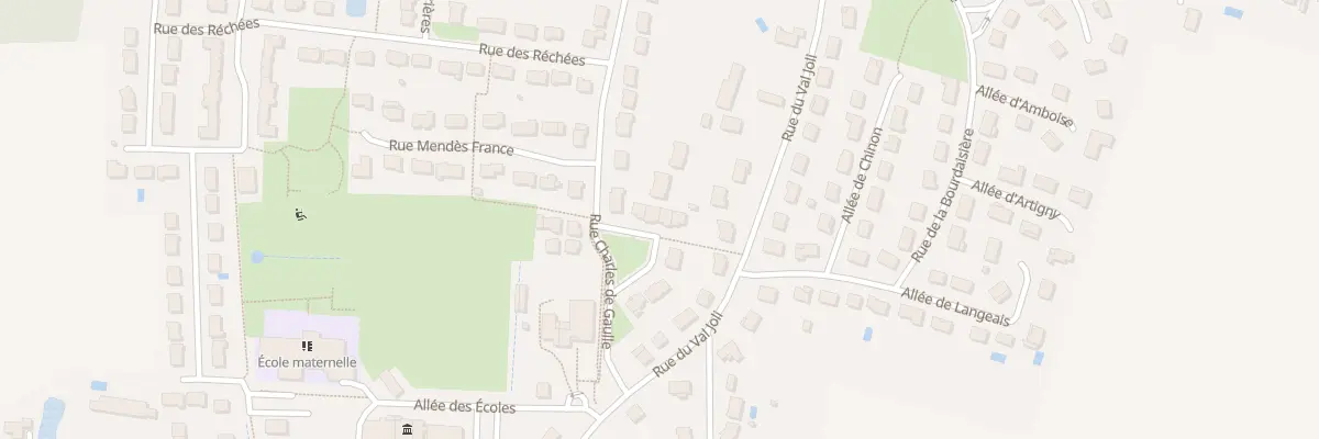 Plan du 7 Rue Jean Meunier à Larçay