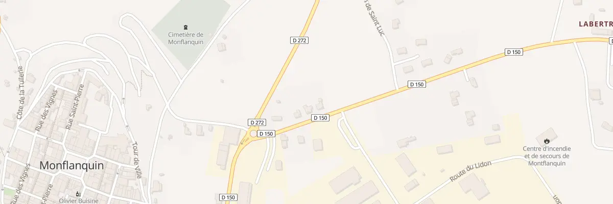Plan du 371 Rte de Montagnac à Monflanquin