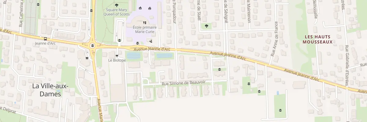 Plan du 28 Rue Simone de Beauvoir à La Ville-aux-Dames