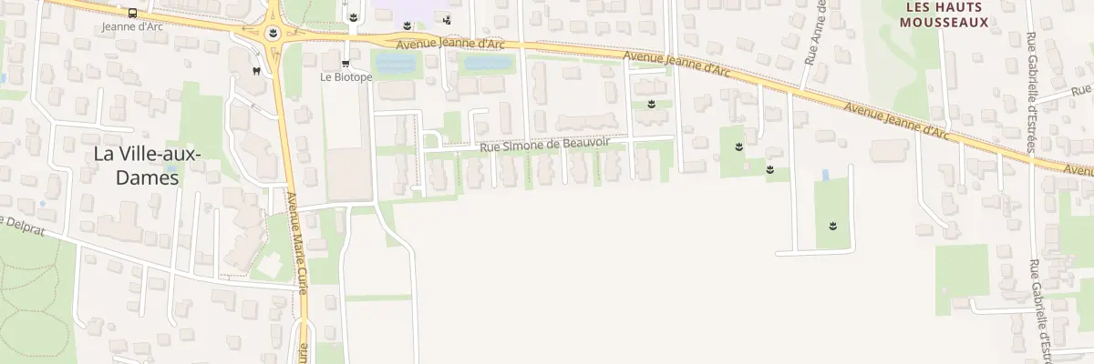 Plan du 5 All Néfertiti à La Ville-aux-Dames
