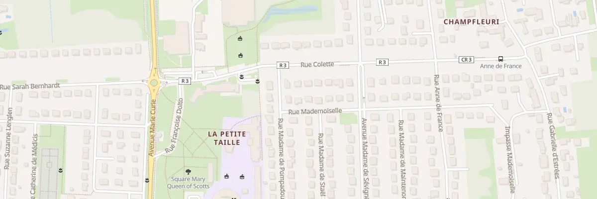 Plan du 3 Rue Mademoiselle à La Ville-aux-Dames