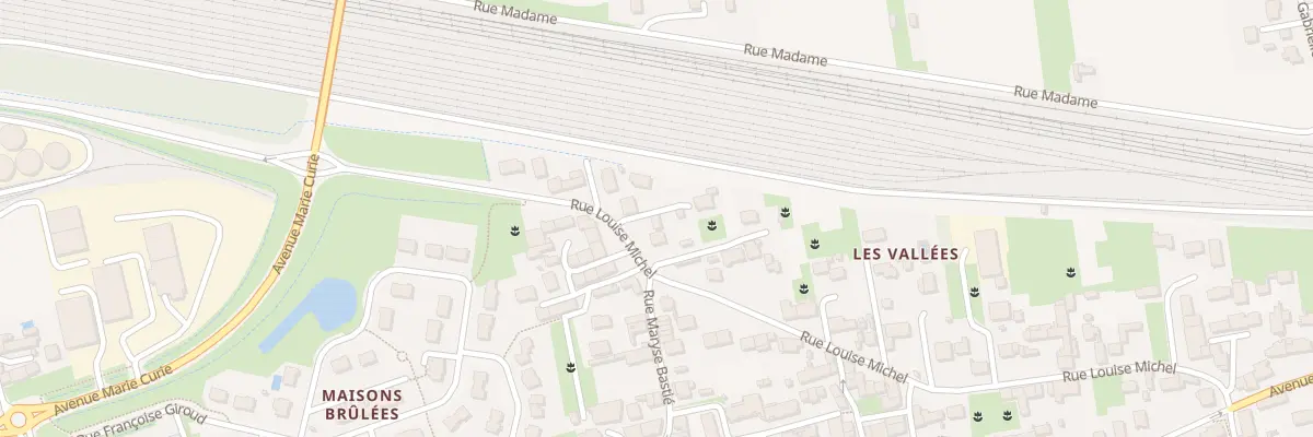 Plan du 7 Rue Louise Michel à La Ville-aux-Dames