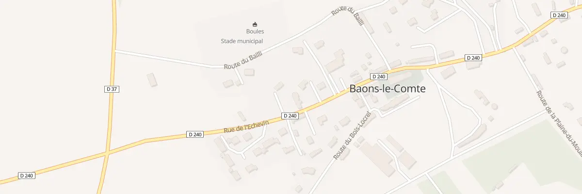 Plan du 304 Rue de l’Echevin à Baons-le-Comte