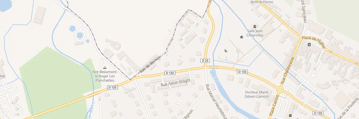 Plan du 4 Bd Jean Pothin à Beaumont-le-Roger