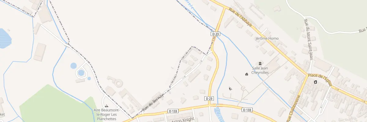 Plan du 2B Rue de Bernay à Beaumont-le-Roger