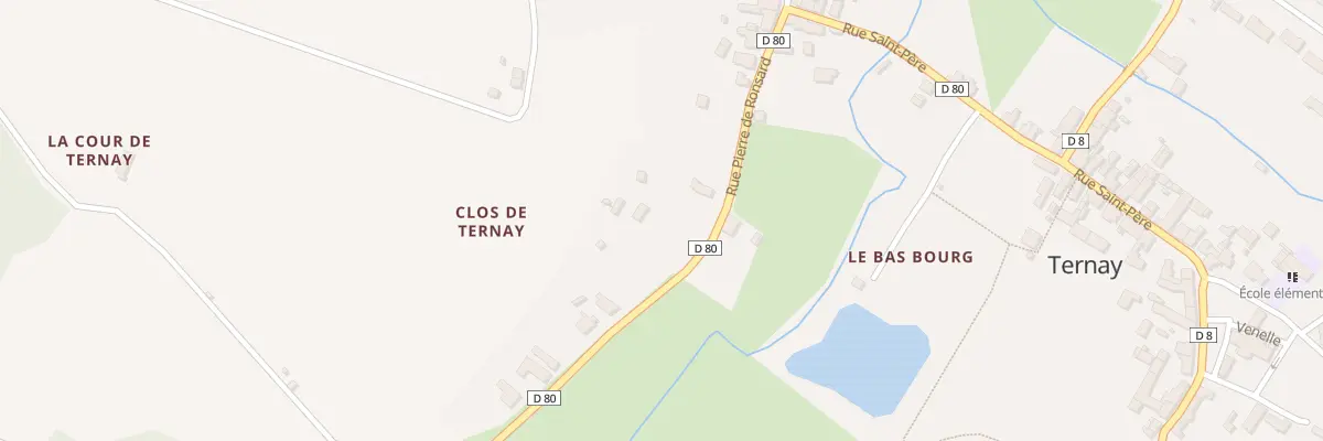 Plan du 22 Rue Ronsard à Ternay