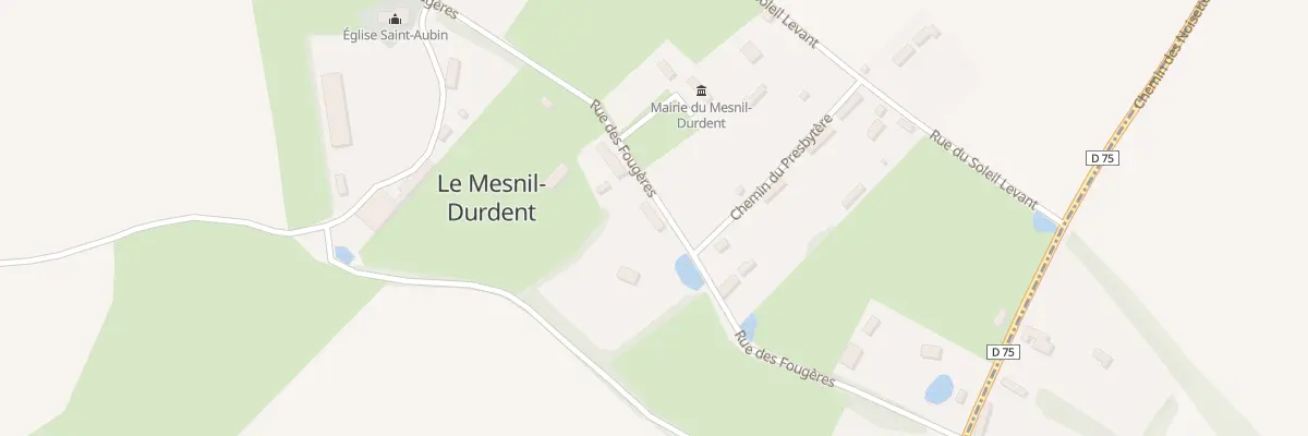 Plan du 7 Rue des Fougéres au Mesnil-Durdent