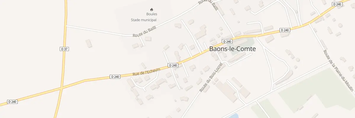 Plan du 310 Rue de l’Echevin à Baons-le-Comte